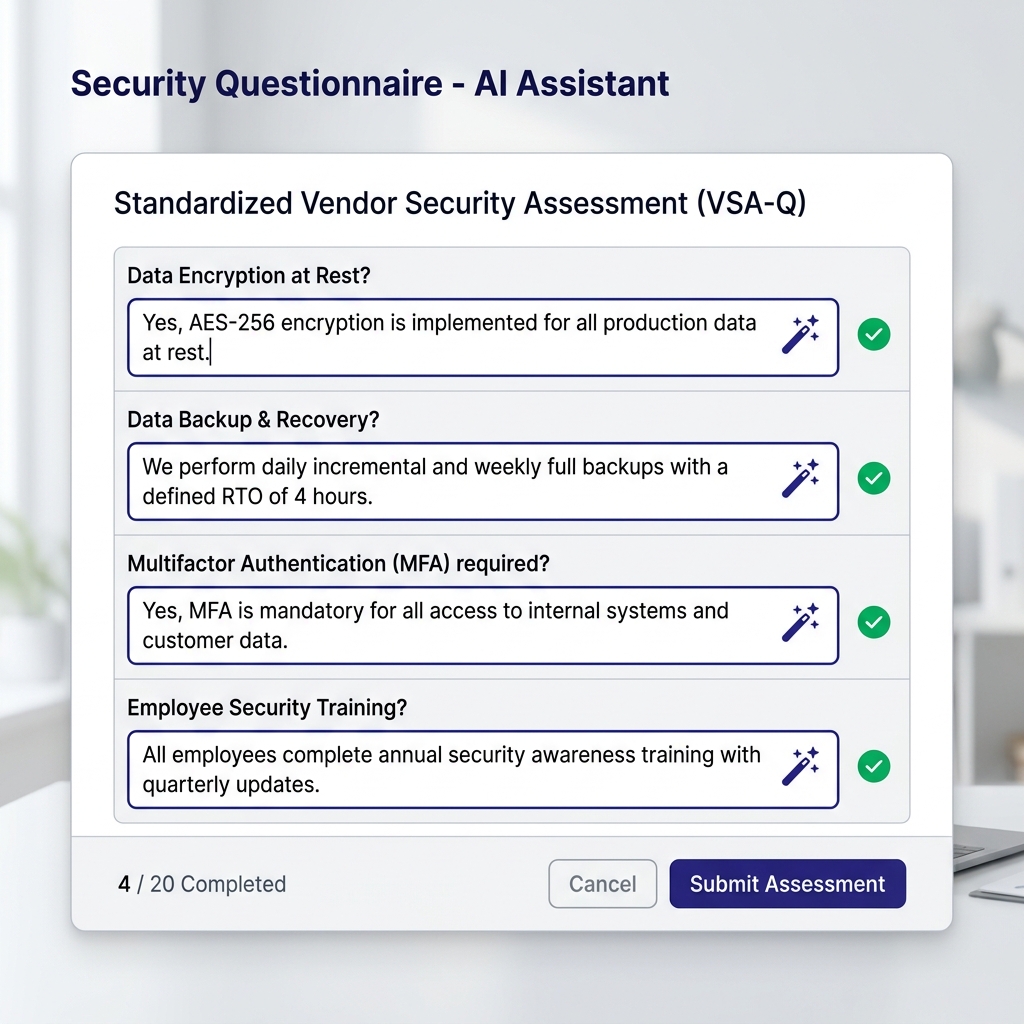 AI Questionnaire Assitant