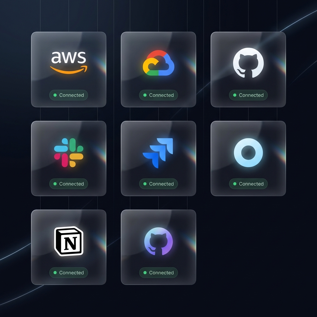 Integraciones de Vigía: AWS, GitHub, Slack, Jira y más